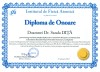Diploma de onoare (Doctor Sanda DIŢĂ)
