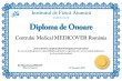 Diploma de onoare si Premiul IFA (Centrului Medical MEDICOVER Romania)