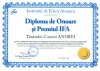 Diploma de onoare si Premiul IFA (Cosmin ANDREI)