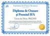 Diploma de onoare si Premiul IFA (Silviu PREDOI)