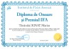 Diploma de onoare si premiul IFA (IGNAT Marius)