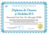 Diploma de onoare(Professor Doctor Gheorghe POPA)