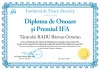 Diploma de onoare si premiul IFA (RADU Razvan-Octavian)