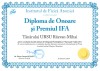 Diploma de onoare si premiul IFA (URSU Razvan-Mihai)