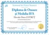 Diploma de onoare si premiul IFA (Petru COTRUŢ)