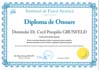 Diploma de onoare si premiul IFA (Dr. Cecil Pompiliu GRUNFELD)