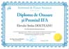 Diploma de onoare si premiul IFA (Ștefan DOLTEANU)