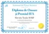 Diploma de onoare si premiul IFA (Teodor IOSIF)
